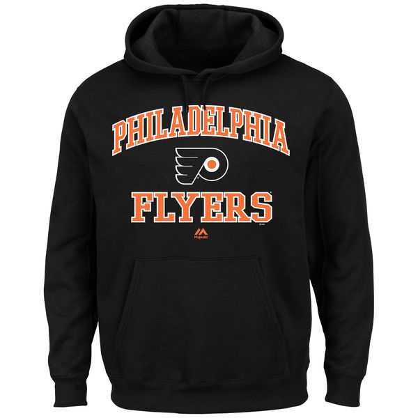 Men's Philadelphia Flyers Majestic Heart x26 Soul Hoodie - Black,We sell and wholesale Men's Philadelphia Flyers Majestic Heart x26 Soul Hoodie - Black on line form chian!